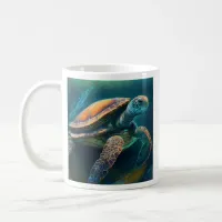 Sea Turtle Swimming in the Ocean Coffee Mug