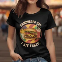 Savory Delights: Burger, Fries & Drink T-Shirt