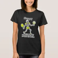 Happy Hallodink | Halloween and Pickleball Pun T-Shirt