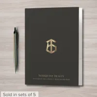 Black Gold Real Estate Folder