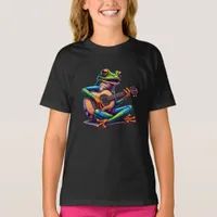 Cute Frog Playing a Guitar T-Shirt