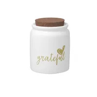 grateful heart candy jar