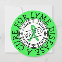 Lyme Disease Awareness, Never Give Up Card