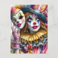 Clown Postcard