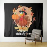 Happy Thanksgiving Typography Tapestry