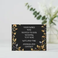 Personalised Wedding   Announcement Postcard