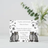 Personalized Wedding  Announcement Postcard