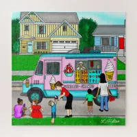 A Hot Summer Day | A Whimsical Illustration Jigsaw Puzzle