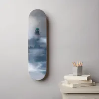 Lighthouse in the storm - Baltic Sea Skateboard