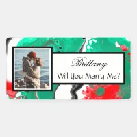 Will you Marry Me Custom Name Proposal  Banner