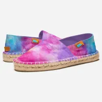 Colorful Abstract Art Fuchsia Purple Aqua Cool Fun Espadrilles