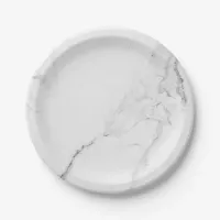 Elegant Trendy Marble Stylish Modern Paper Plates