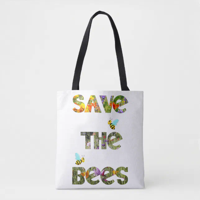 Save Bees Tote Bag