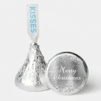 Glittery Silver Foil Merry Christmas Hershey&#174;'s Kisses&#174;