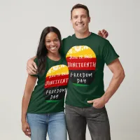 Juneteenth Freedom Day City Celebration Colorful T-Shirt