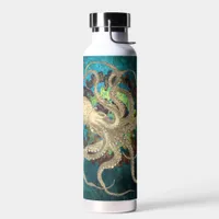 Steampunk Octopus & Clockwork  Water Bottle