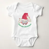 Gnomie Christmas Baby Bodysuit