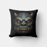 Goblin and Orc Portrait  Throw Pillow