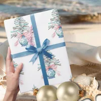 Chinoiserie Driftwood Christmas Tree  Wrapping Paper