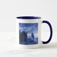 Pelicans In Blue Mug