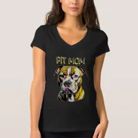 Pit Bull Mom | Dog Lover's  T-Shirt