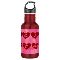 Best Mom in Hearts Water Bottle