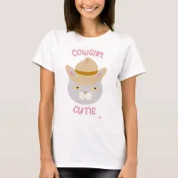 Cute Cowboy Hat Country Cat Slogan T-Shirt