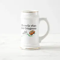 Life Rocks When Your RV Livingroom Rolls Beer Stei Beer Stein