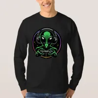 Alien Playing Video Games | Stellar Game Smasher T-Shirt