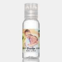 Cute Best Grandpa Ever Photo Hand Sanitizer