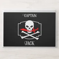 Personalized Jolly Roger (Cutlass)  HP Laptop Skin