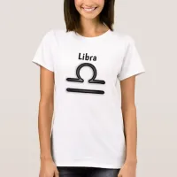 Horoscope Sign Libra Zodiac Astrology T-Shirt