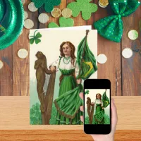 Vintage St. Patrick's Emblems of Erin Card