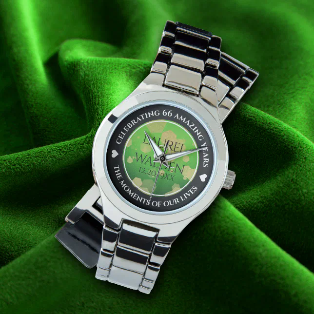 Elegant 66th Titanite Wedding Anniversary Watch