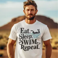 Endless Cycle: Eat Sleep Swim Repeat T-Shirt