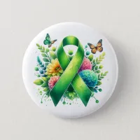 Lyme Disease Awareness Ribbon Button