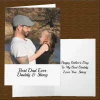 Instagram Add Photo Quote Names Best Dad Ever Card