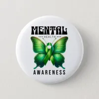 Mental Health Awareness Retro Button