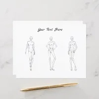 Female Fashion Figure Template Designers Croquis