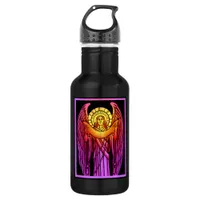 Stained Glass Angel Water Bottle