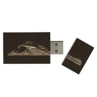 Sleeping Dragon Wood Flash Drive