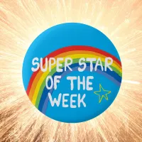 Super Star of the week badge Button