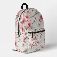 Cherry Blossom Printed Backpack