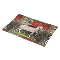 Capricorn the Goat Zodiac Sign Birthday Party Cloth Placemat