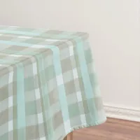 Coastal Christmas Plaid Pattern#2 ID1009 Tablecloth