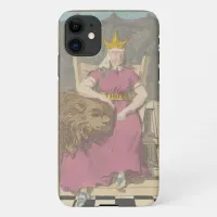 Queen THOT Vintage French Tarot Card iPhone 11 Case