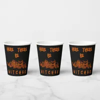 Here There Be Witches Paper Cups