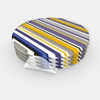 Modern New Season Stripes Coaster Set