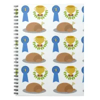 Winner Winner Chicken Dinner Pattern Cartoon Notebook