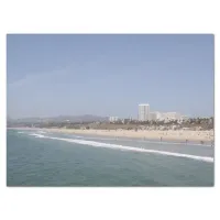 Golden Shores: Santa Monica Beach Radiance Tissue Paper